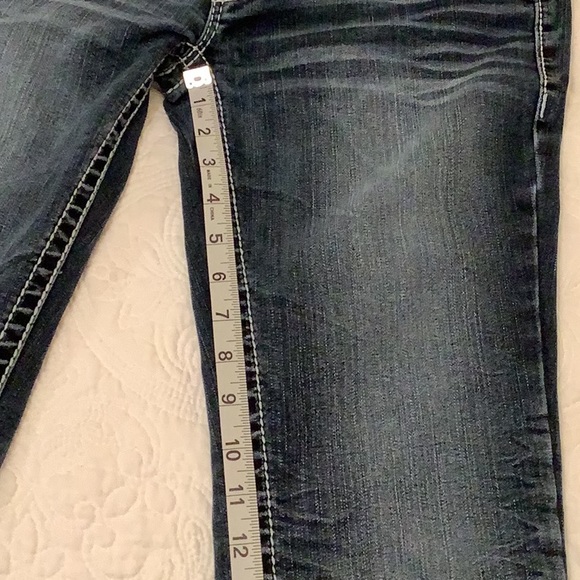 Silver Aiko Lo Rise Bootcut Jeans, 28W 31L - Picture 15 of 15